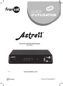 Mode d’emploi Astrell 013144 AST904 (Fransat) Récepteur numérique