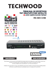Mode d’emploi Techwood RS885CHB (TNT Sat) Récepteur numérique