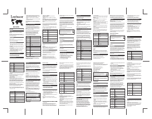 Manual Lexibook NC30 Calculator