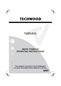 Mode d’emploi Techwood T32PLD12 Téléviseur LCD