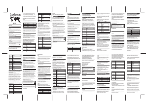 Manual Lexibook NC80 Calculator