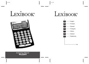 Bedienungsanleitung Lexibook PLC241 Rechner