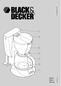 Manuale Black and Decker DCM400 Macchina da caffè