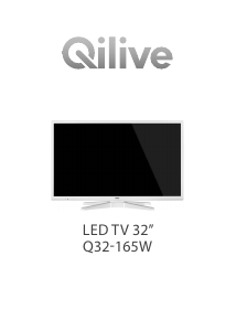 Mode d’emploi Qilive Q32-165W Téléviseur LED