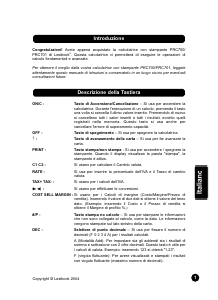 Manuale Lexibook PRC700 Calcolatrice