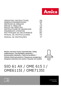 Bedienungsanleitung Amica OME 7135 I Dunstabzugshaube