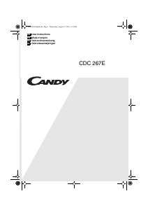 Mode d’emploi Candy CDC 267E Sèche-linge