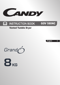 Manual Candy GOV 580NC-80 Dryer