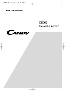 Handleiding Candy CIC 60 Wasdroger