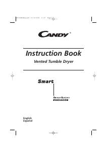 Manual de uso Candy CV1 66-37 Secadora
