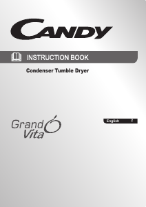 Bruksanvisning Candy GVC D91WB-80 Torktumlare