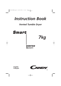 Bruksanvisning Candy CV1 17-04S Torktumlare