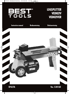 Bruksanvisning Best Tools SP437A Vedklyv