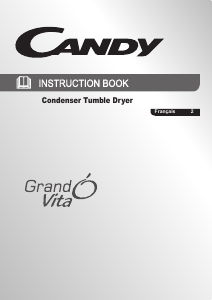 Mode d’emploi Candy GVC D1013BX-47 Sèche-linge