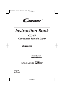 Manual de uso Candy CC2 67-37 Secadora