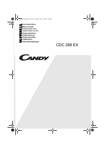 Bruksanvisning Candy CDC 268EX Tørketrommel