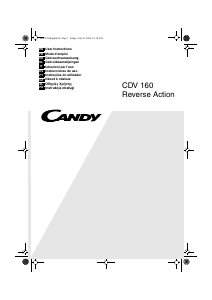 Manuale Candy CDV 160-SY Asciugatrice