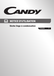 Mode d’emploi Candy SLC D81BS-47 Sèche-linge