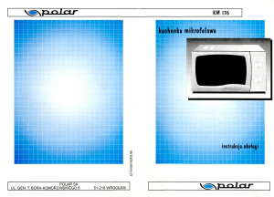 Instrukcja Polar KM 176 Kuchenka mikrofalowa