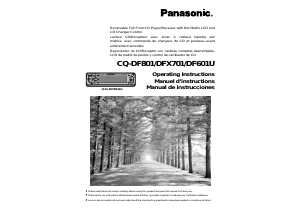 Manual Panasonic CQ-DFX701U Car Radio