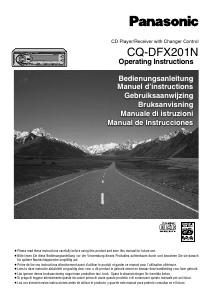 Manual Panasonic CQ-DFX201N Car Radio