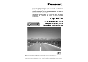 Manual Panasonic CQ-DF602U Car Radio