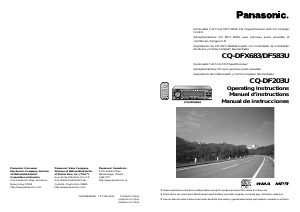 Manual Panasonic CQ-DF203U Car Radio