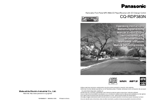 Manual Panasonic CQ-RDP383N Car Radio