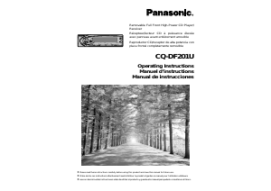 Manual Panasonic CQ-DF201U Car Radio