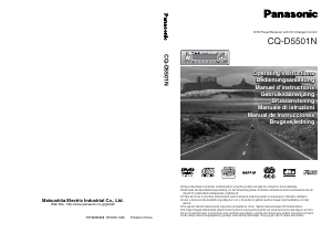 Manual Panasonic CQ-D5501N Car Radio