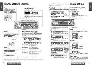 Handleiding Panasonic CQ-C1120U Autoradio