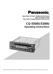 Manual Panasonic CQ-5300U Car Radio