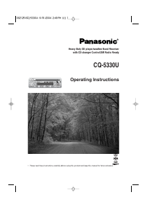 Manual Panasonic CQ-5330U Car Radio