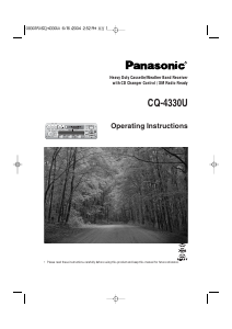 Manual Panasonic CQ-4330U Car Radio