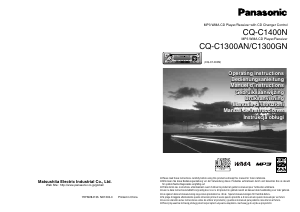 Manual Panasonic CQ-C1300GN Car Radio