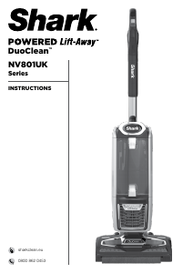 Manual Shark NV801UKT Lift-Away Vacuum Cleaner