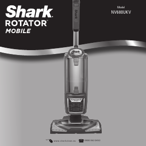 Manual Shark NV680UKV Rotator Vacuum Cleaner