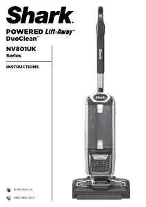 Manual Shark NV801UK Lift-Away Vacuum Cleaner