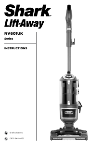 Handleiding Shark NV601UK Lift-Away Stofzuiger