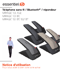 Mode d’emploi Essentiel B Mirage 10.1 BT Téléphone sans fil