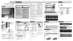 Manual Panasonic CQ-C1113NW Car Radio