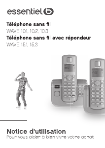 Mode d’emploi Essentiel B Wave 15.1 Téléphone sans fil