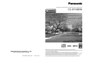 Manual Panasonic CQ-DFX883N Car Radio