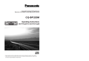 Manual Panasonic CQ-DP153W Car Radio