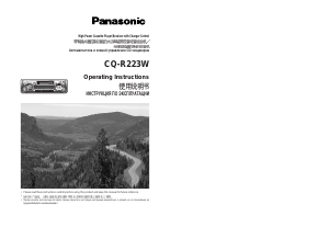 Handleiding Panasonic CQ-R223W Autoradio