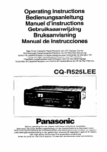 Handleiding Panasonic CQ-R525LEE Autoradio