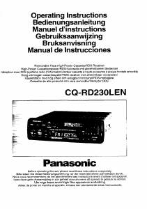 Handleiding Panasonic CQ-RD230LEN Autoradio