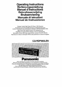 Handleiding Panasonic CQ-RDP965LEN Autoradio