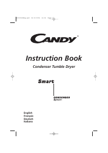 Manuale Candy CC2 17-88 Asciugatrice