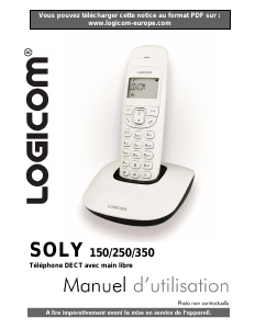 Téléphone Dect Main Libre - Soly 250 Duo - Produits Téléphonie  résidentielle - LOGICOM